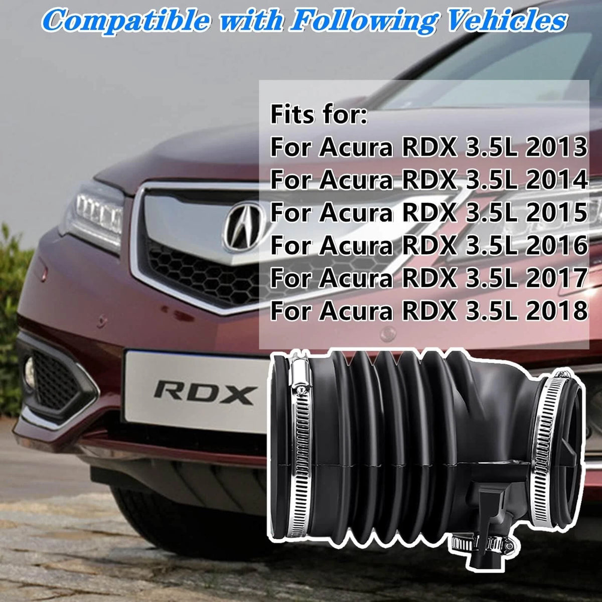 Air Intake Inlet Tube Hose Duct for Acura RDX (2007–2012)