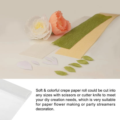 20 Inch Wide Crepe Paper Roll for Various Uses (8 Ft Long)
