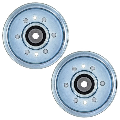 Idler Pulley Set of 2 for Troy-Bilt TBWC33XP TBWC33 (756-04280A, 756-04280)
