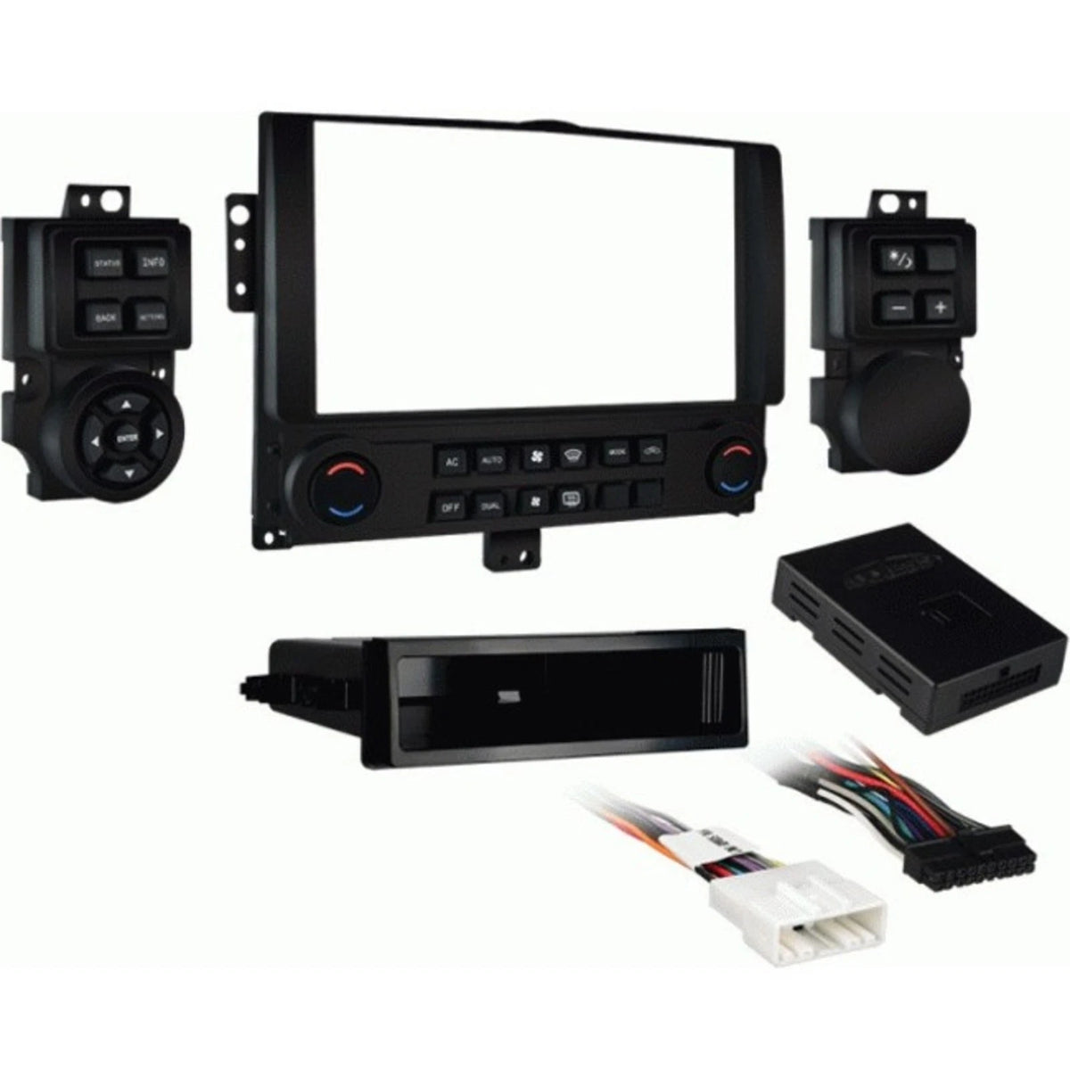 Metra 99-7620B Vehicle Mount for Radio for (Matte Black)