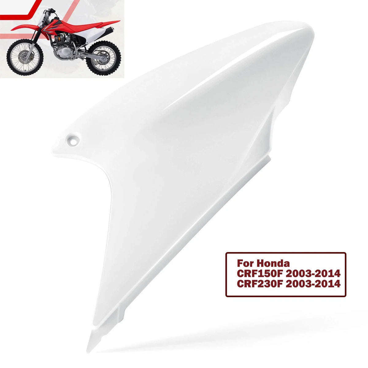 Right Side Cover Number Plate for Honda CRF150F CRF230F (2003–2014) 83500-KPS-900ZA