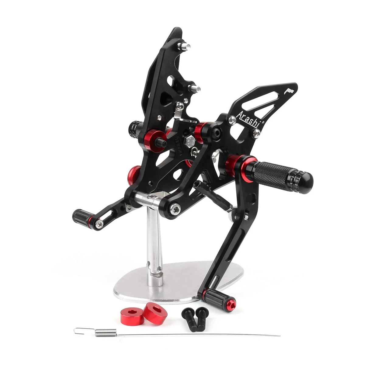 Adjustable Rearsets Footrest Set for Yamaha MT-07 FZ-07 (2014–2023) Black