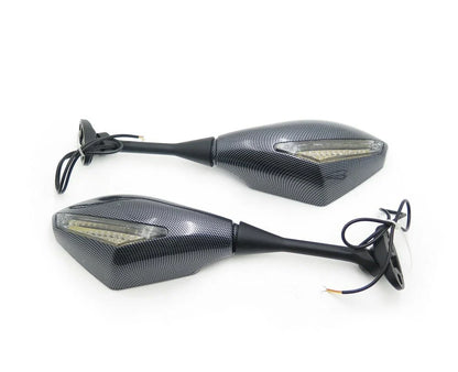 Turn Signal Mirrors for Honda CBR 600RR (2003–2012) & CBR 1000RR (2004–2007) Carbon Cl