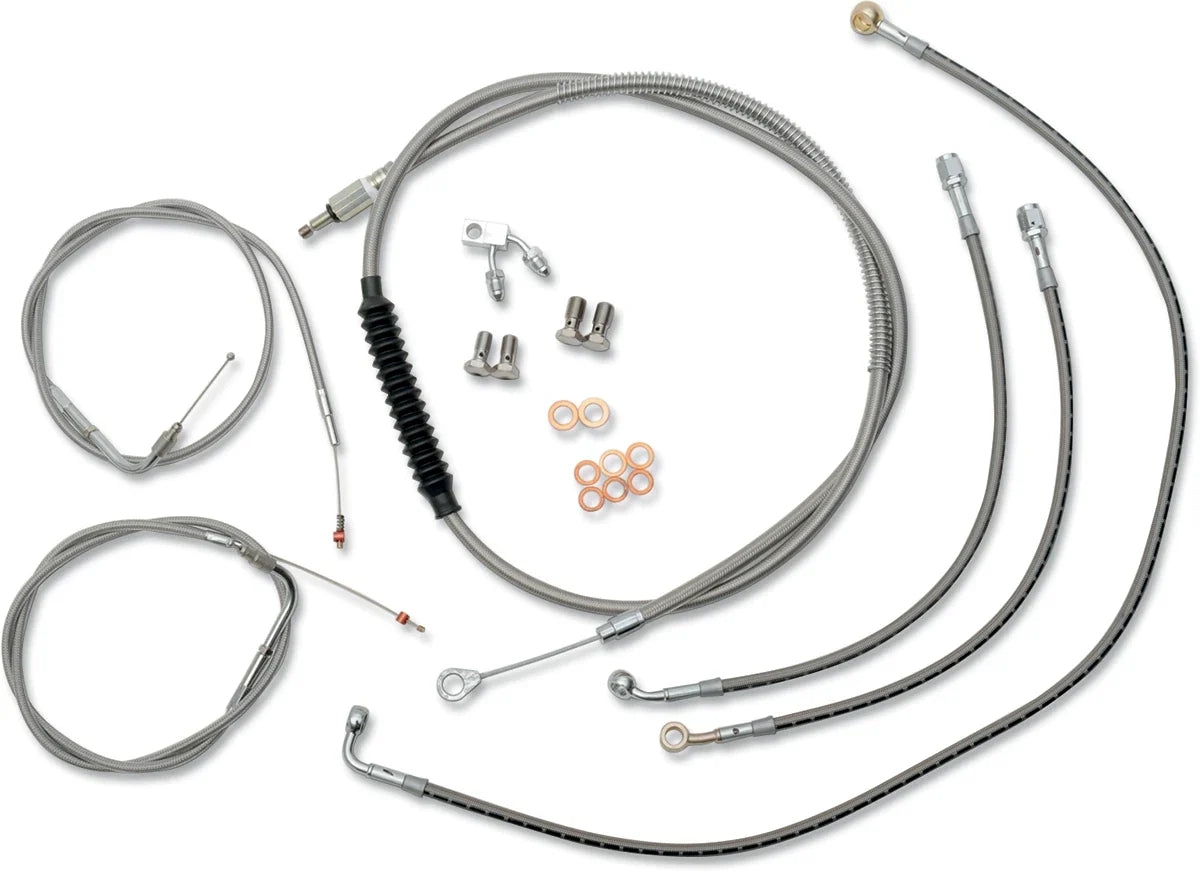 Handlebar Cable/Brake Line Kit for Harley Davidson Breakout (2013–2023) 15" 17" Ape Hanger