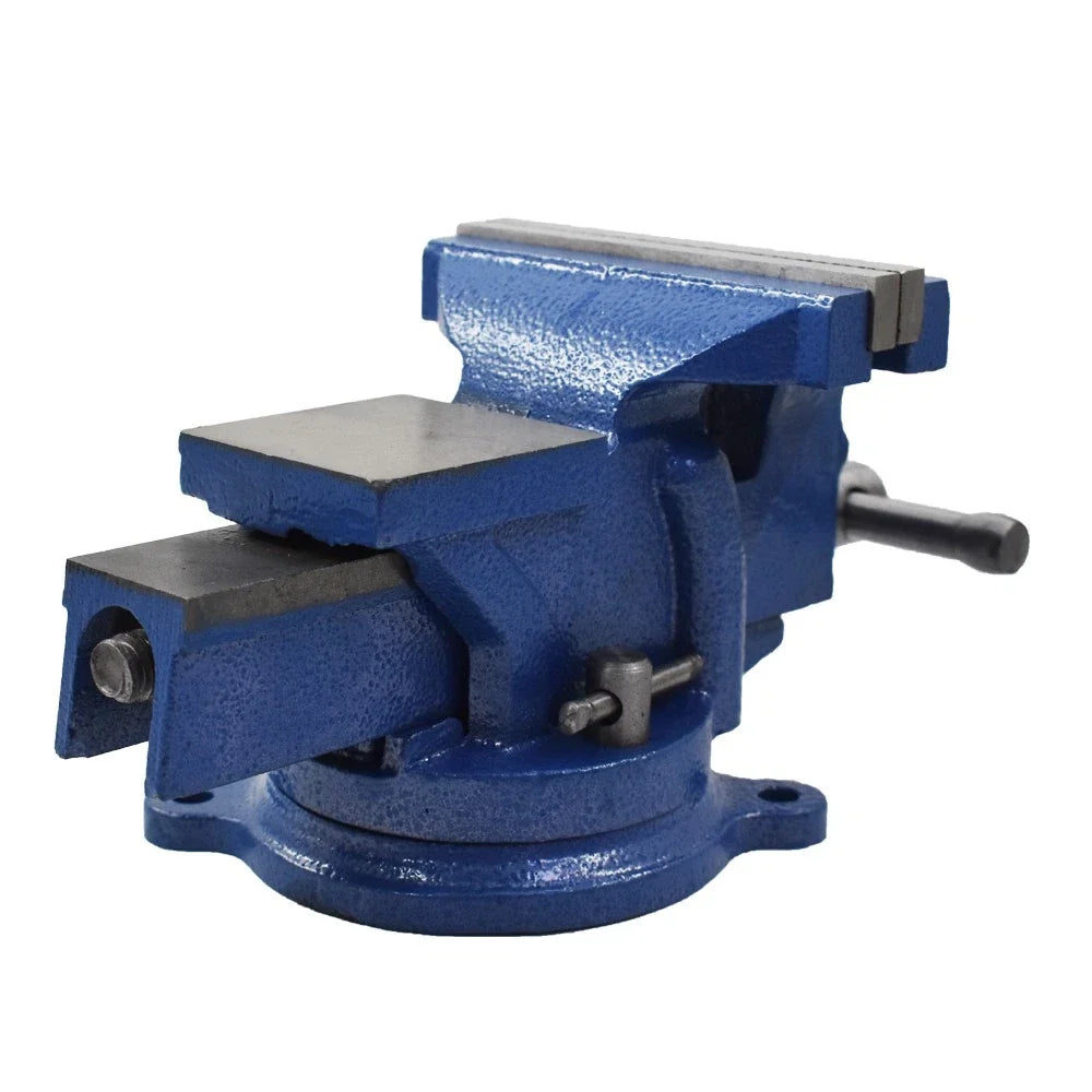 Heavy Duty Steel Bench Vise with Anvil Swivel for Workbench (4 Inch)