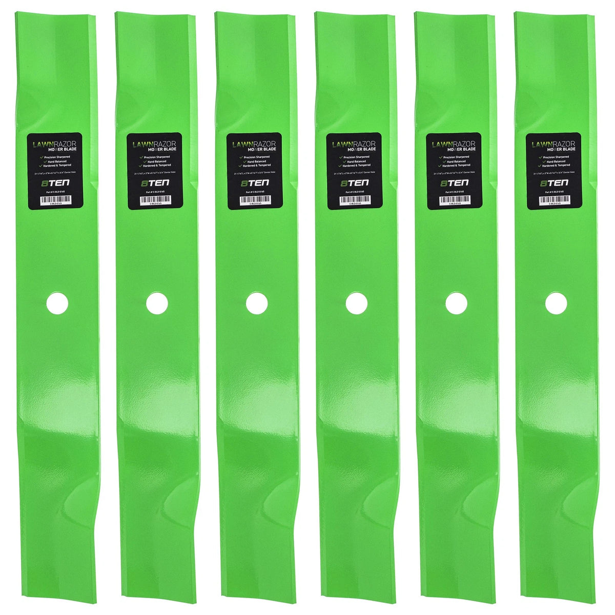 6-Pack LawnRAZOR Mower Blades for Craftsman Z8200 Z8600 (742-04415, 942-04415)