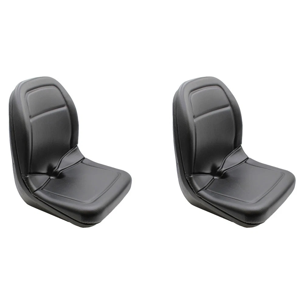 2X Black Vinyl Seat for Cub Cadet 2146 465 4x4 465 Diesel 4x4