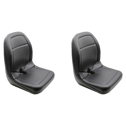 2X Black Vinyl Seat for Cub Cadet 2146 465 4x4 465 Diesel 4x4