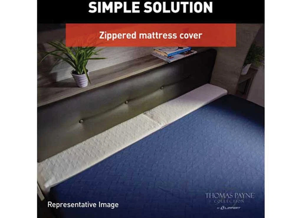 Lippert 2022323582 RV Bed Extender for Thomas Payne Short Queen (30" x 6" x 10")