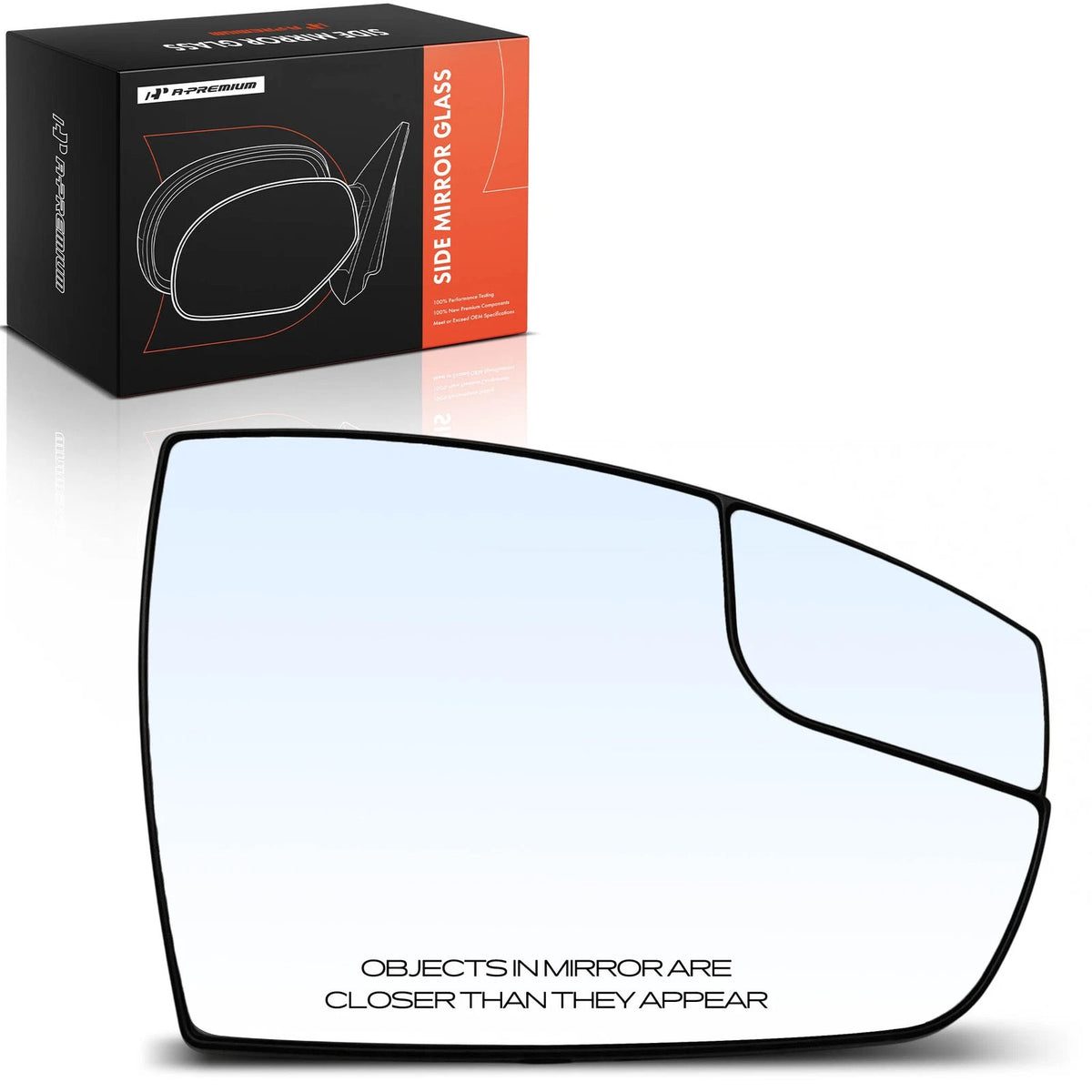 Passenger Manual Mirror Glass with Spotter for Ford Escape (2013–2016) FO1325158, CJ5Z17K707A