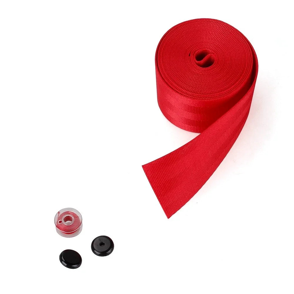 3.5m Seat Belt Webbing Fabric for Racing Car Seats (Universal)