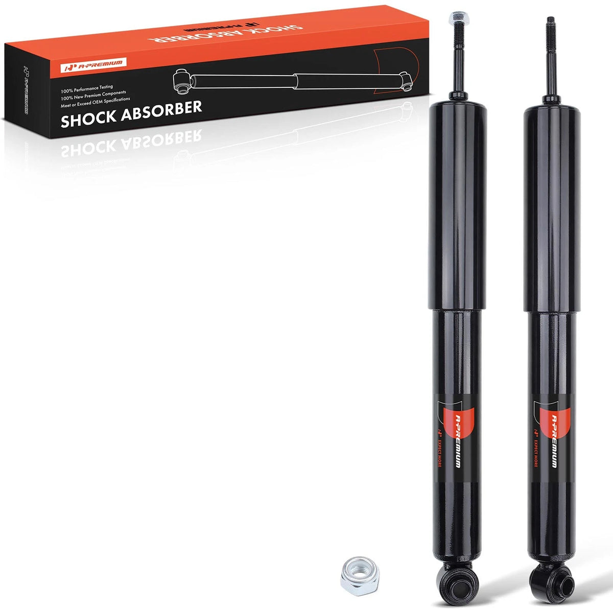 Set of 2 Rear Shock Absorbers for Chevy Malibu Pontiac G6 Saturn (2004–2012)