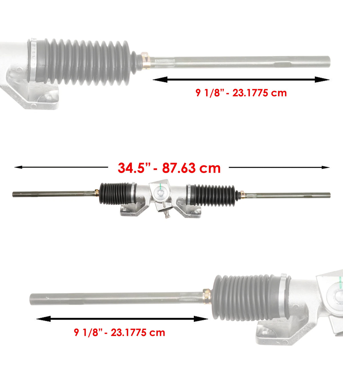 Rack and Pinion with Tie Rod Ends for John Deere XUV560 S4 XUV550 (RP118A2006)