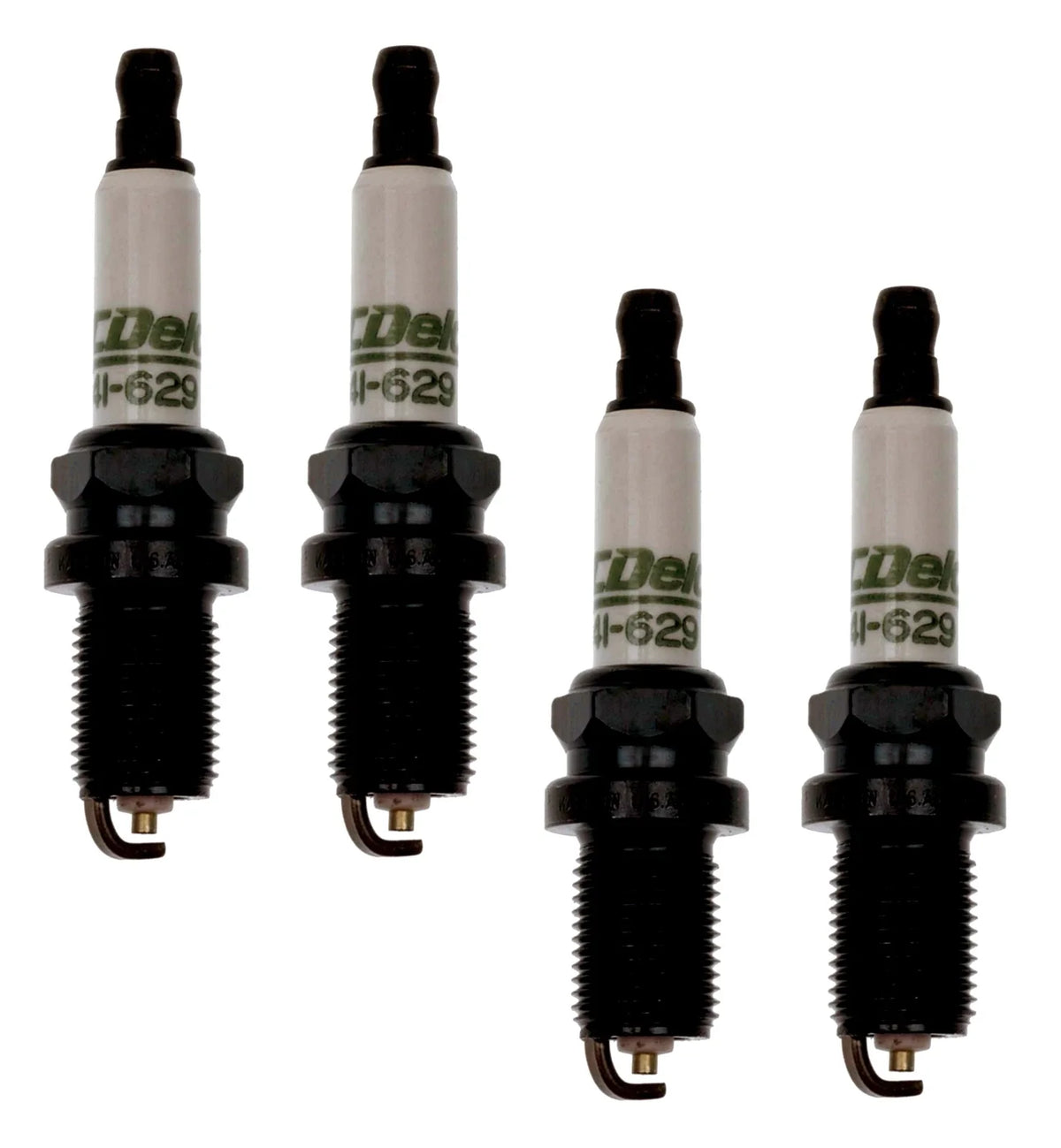 Set of 4 Spark Plugs for Chevy, Daihatsu, Dodge, Eagle, Ford, Hyundai (4 CYL)