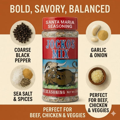 Jocko's Mix Santa Maria Style Seasoning - 15.3oz (Pack of 1)