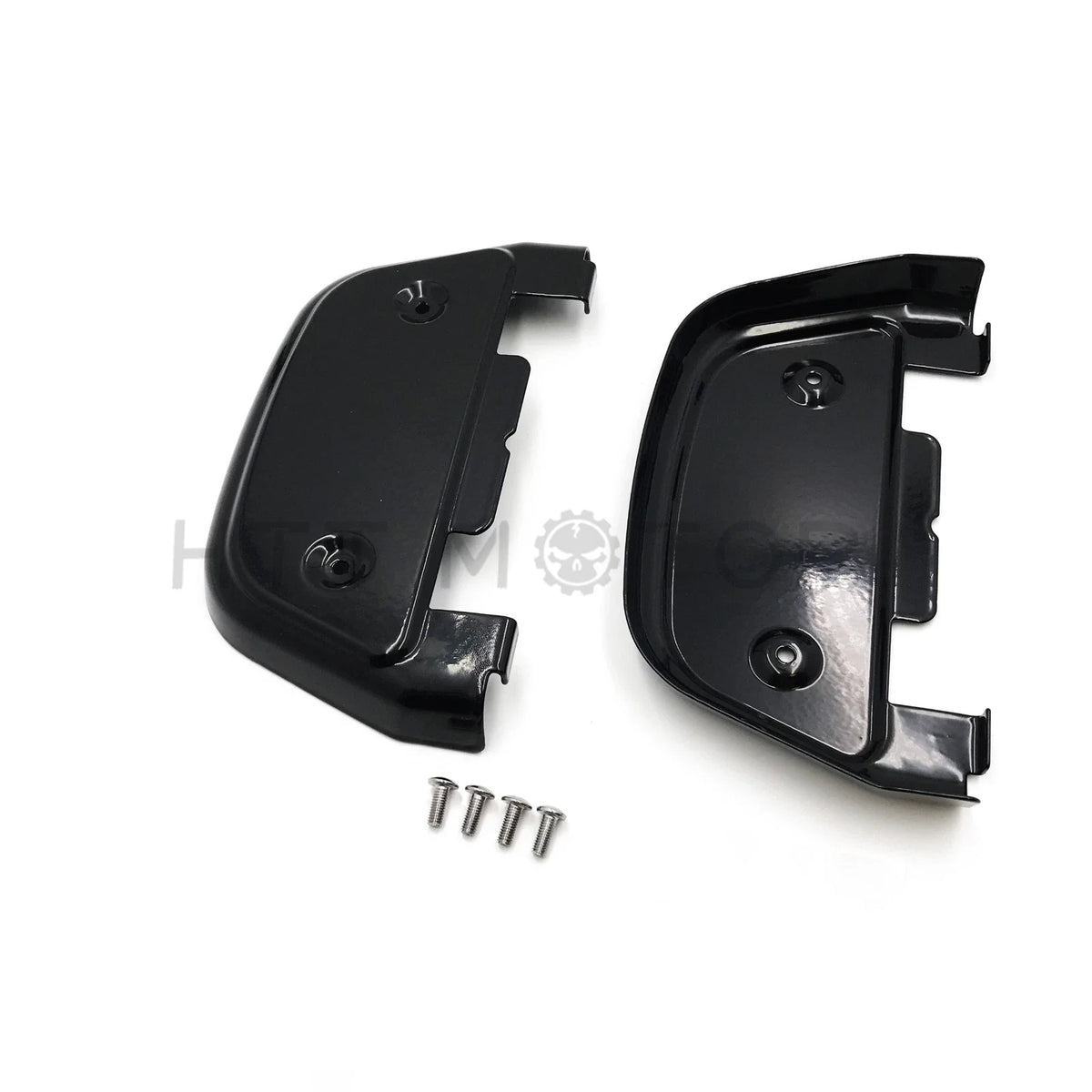 Passenger Footboard Covers for Harley Street Bob/Road Glide/Street Glide (2018–2023) Black