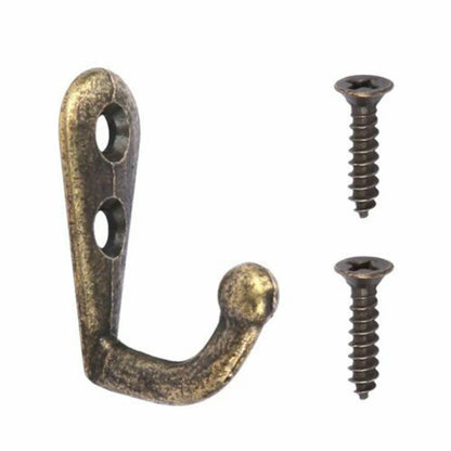 40Pcs Metal Single Hook Hangers for Clothes Hat Coat Robe