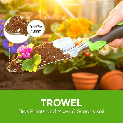 3X Aluminum Heavy Duty Gardening Tools Set for Garden Use