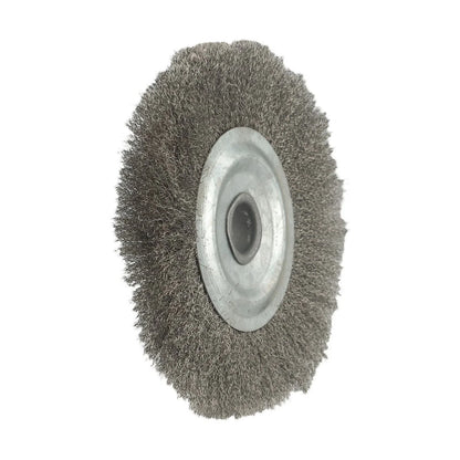 Stainless Steel Wire Wheel Brush for Deburring and Polishing (16mm Hole)