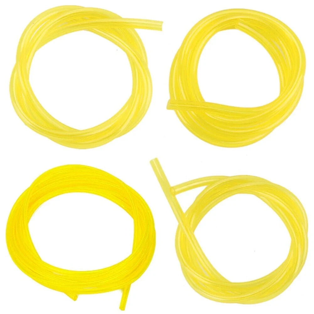 Air Fuel Line Hose Set of 4 for 2 Cycle Engines (16 Feet, Yellow)