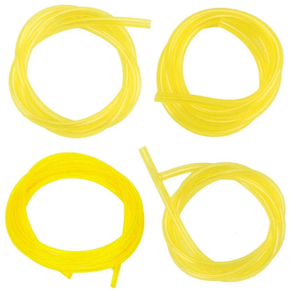 Air Fuel Line Hose Set of 4 for 2 Cycle Engines (16 Feet, Yellow)