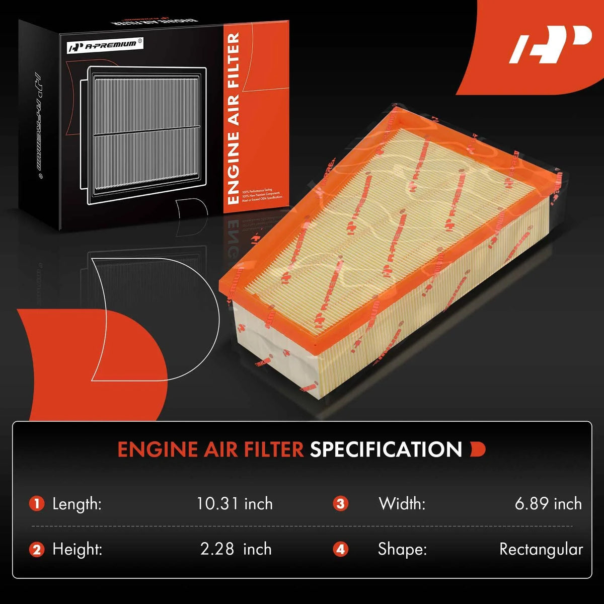 Engine Air Filter for Mercedes-Benz CLA250 GLA250 INFINITI QX30 (2014–2019)