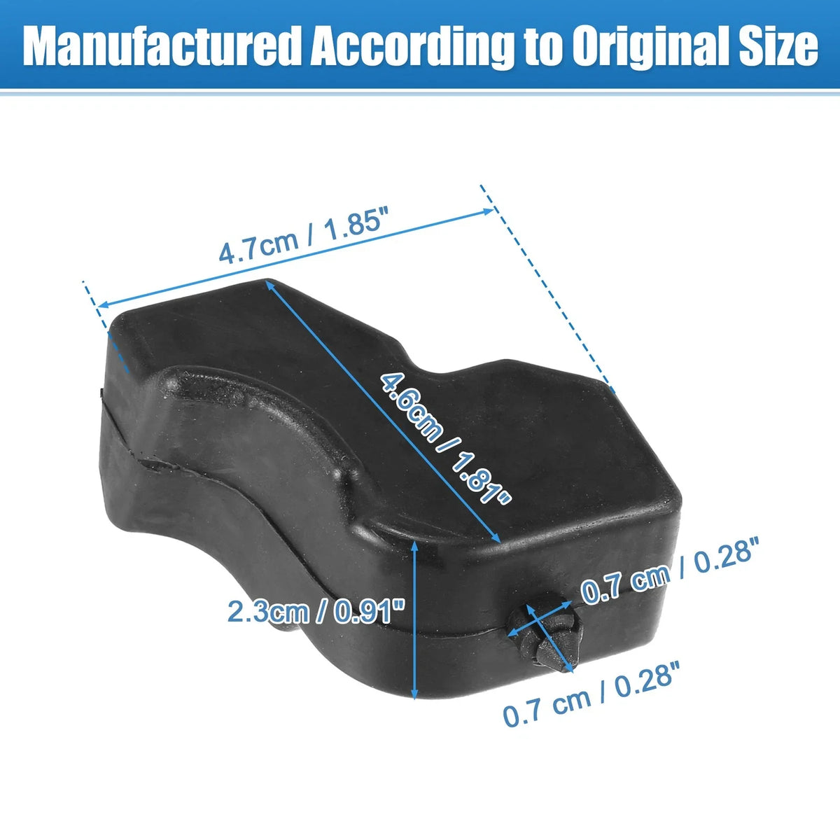 1 Pair Rubber Tailgate Stop Bumper FL3Z-99439A00-B FL3Z-99439A00-A for Ford F150 (2015–2023)