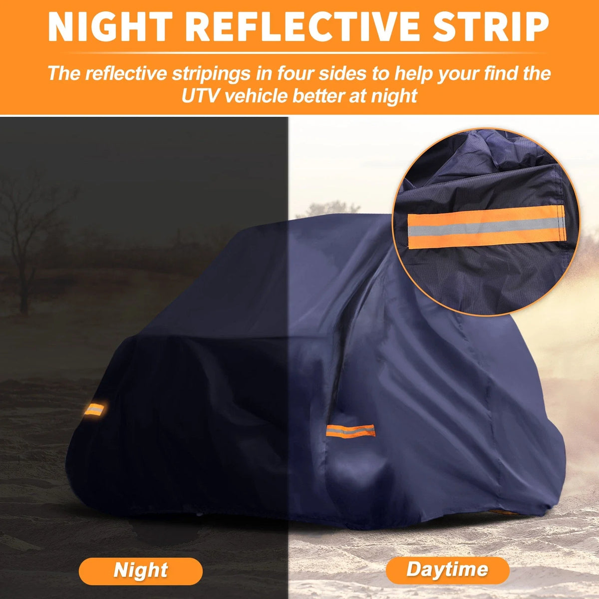 Waterproof UTV Cover for Honda Pioneer 500 520 (2016–2023) Navy Blue