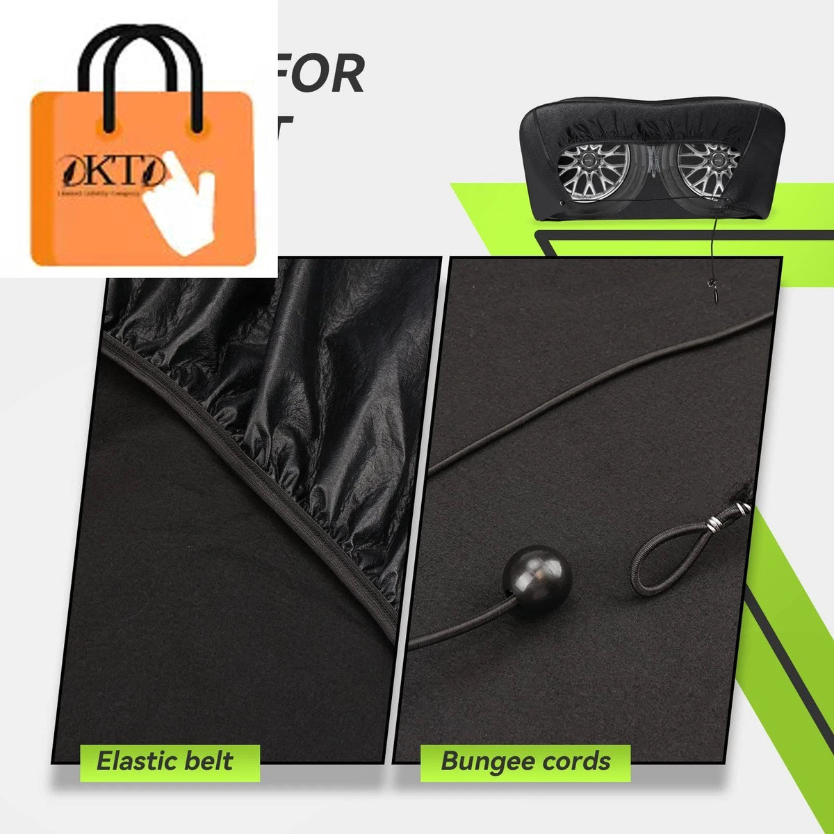 2X RV Tire Covers for Dual Axle (27"-30")