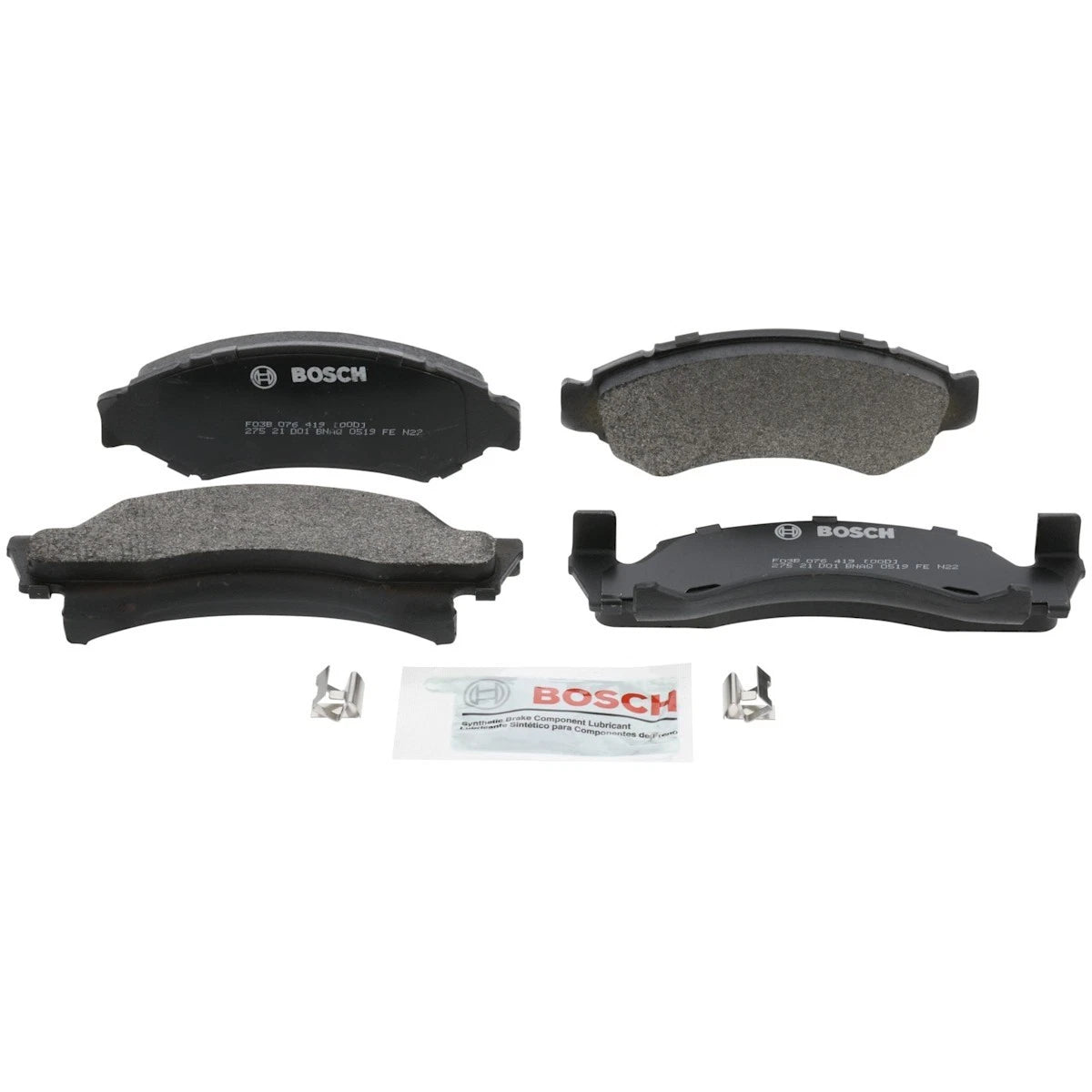 2X BP375 Brake Pad Set for Ford Bronco E-150 (1986–1993)