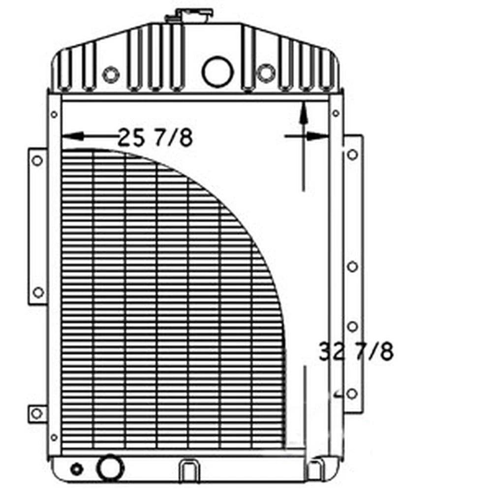 R2787 Radiator for John Deere
