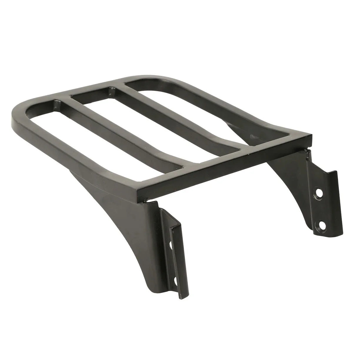 Chrome/Black Sissy Bar Luggage Rack for Harley Softail Sportster XL 883 1200 (1982–2023)
