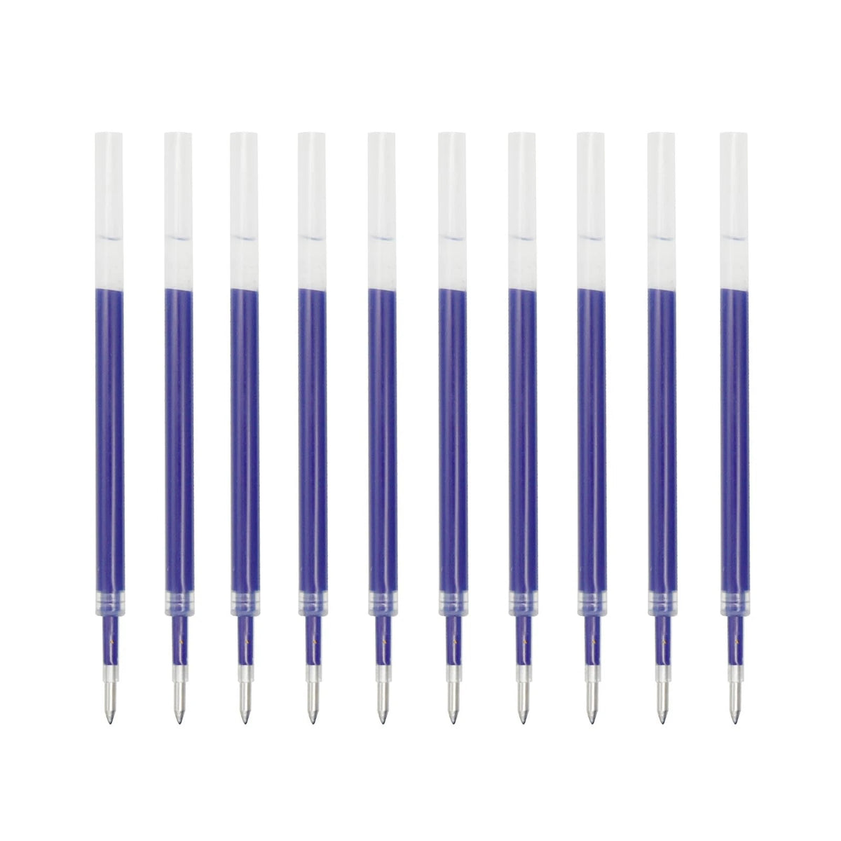 50 Pcs Blue Ink Gel Pen Refills for Retractable Pens (4.33 inch)
