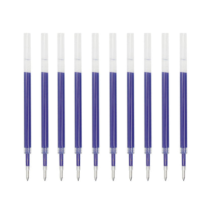 50 Pcs Blue Ink Gel Pen Refills for Retractable Pens (4.33 inch)
