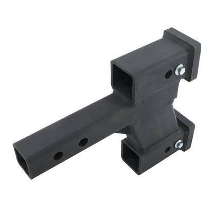 2-In Receiver Adjustable Rise/Drop Dual Hitch Extender for Trailer (BCK100133K)