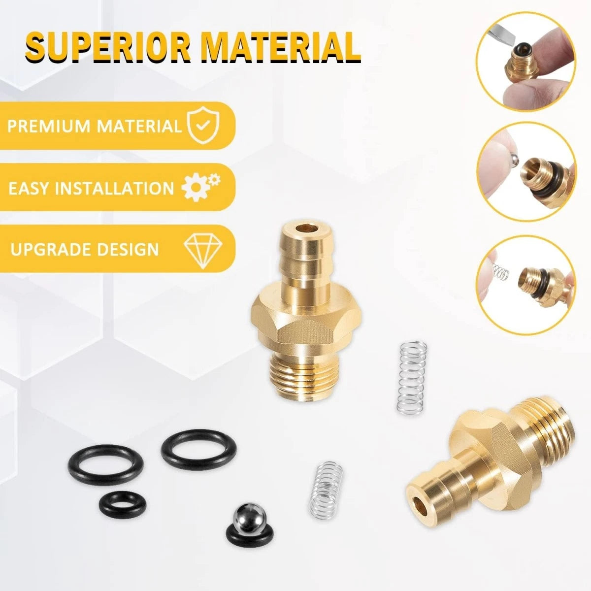 Pressure Washer Chemical Soap Injector Kit for Pumps (190593GS, 190635GS, 203640GS)