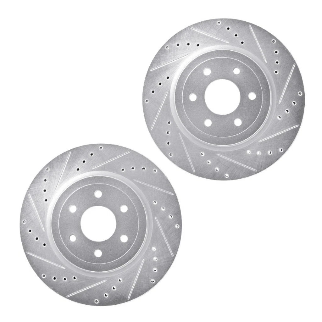 Drilled and Slotted Rotors for Nissan Pathfinder (2008–2011) ALX-PAU-DF-7002-67064-CLA1
