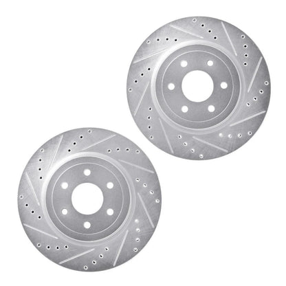 Drilled and Slotted Rotors for Nissan Pathfinder (2008–2011) ALX-PAU-DF-7002-67064-CLA1