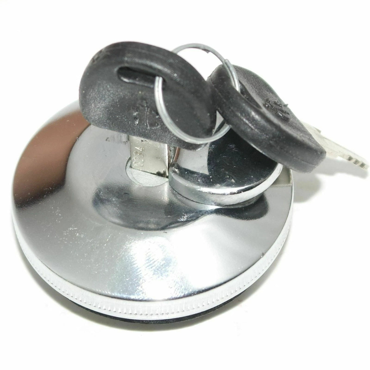 Chrome Fuel Tank Cap + Lock for Suzuki SJ410 413 LJ Samurai Sierra (1981–1998)