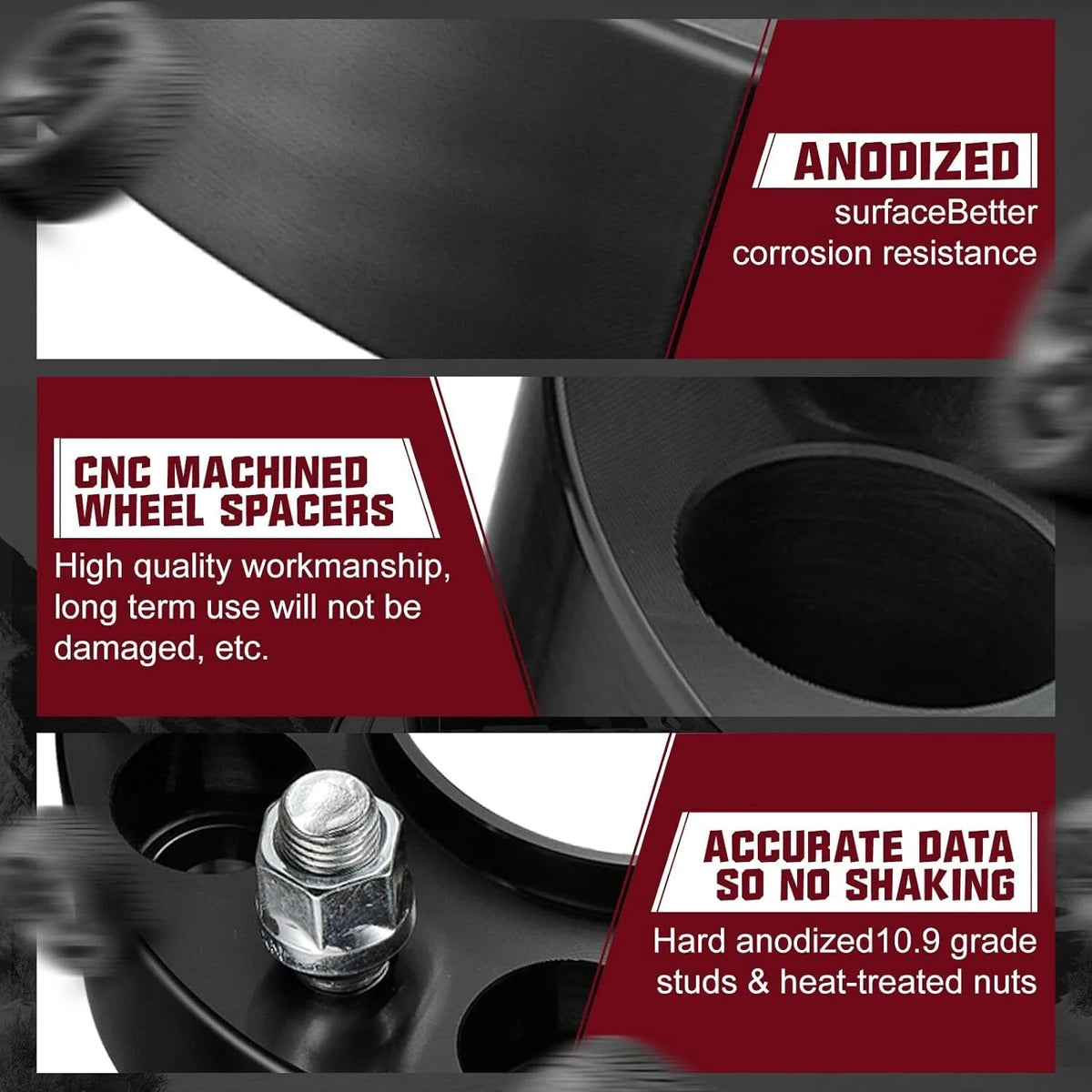 4PCS 2" Hubcentric Wheel Spacers for Lincoln Mark LT and Ford F-150 (2009–2014)