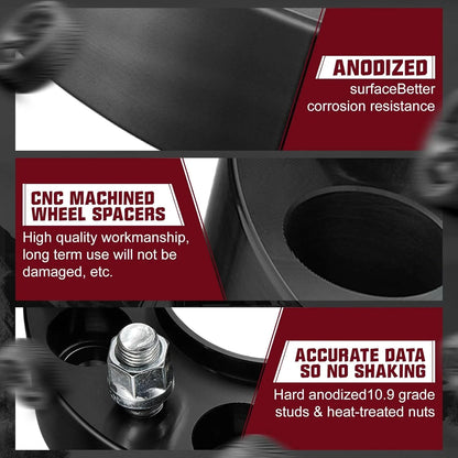 4PCS 2" Hubcentric Wheel Spacers for Lincoln Mark LT and Ford F-150 (2009–2014)