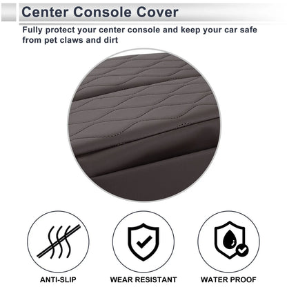 Center Console Cover for BMW 5 Series G30 (2019–2023) Dark Brown