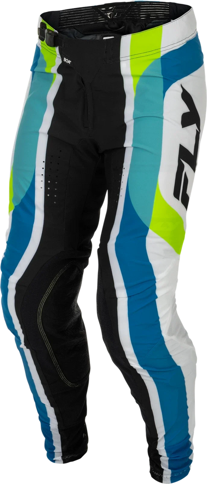 Fly Racing Lite LE Offroad Pants for Men US 36 (White Lime Blue)