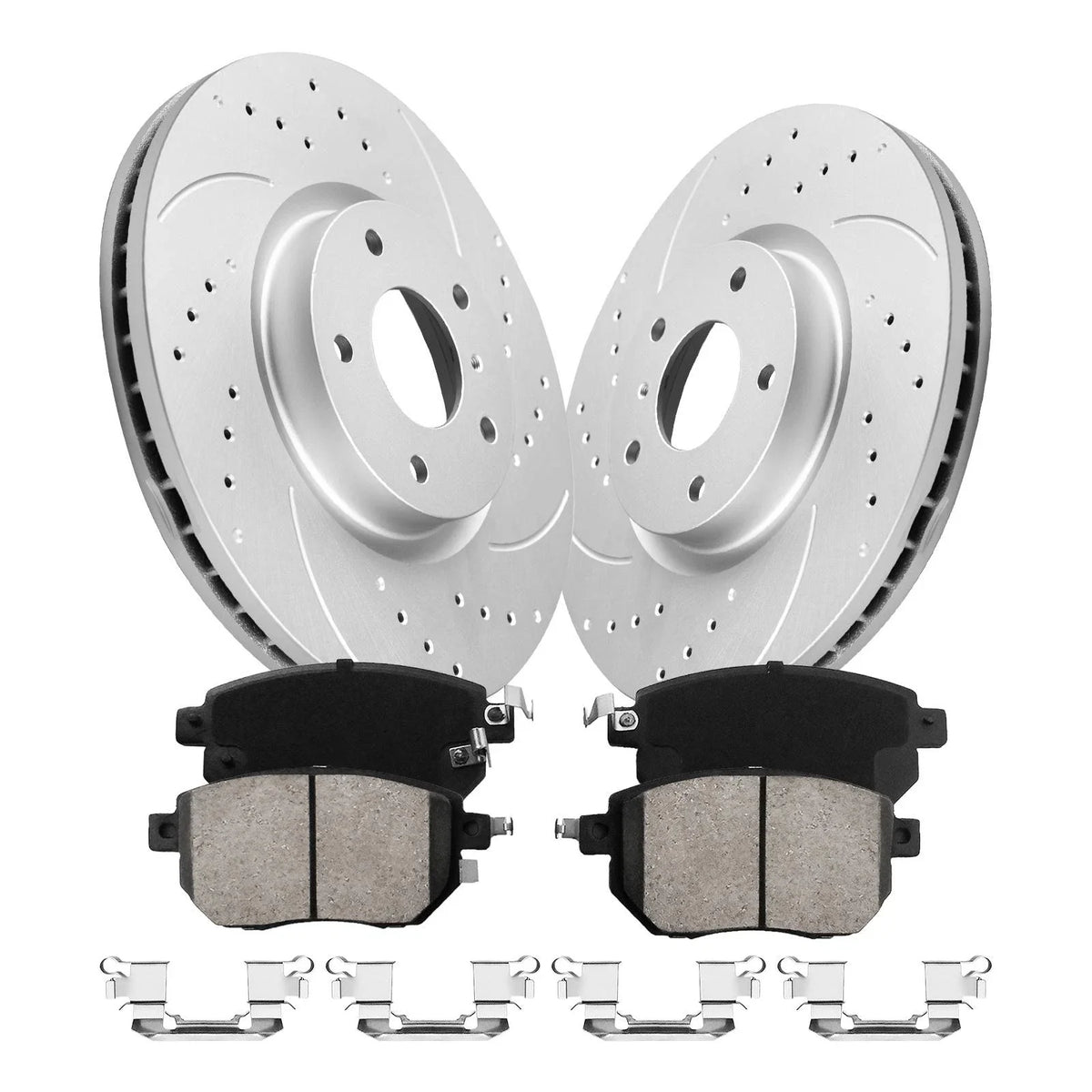 320mm Front Drilled Brake Rotors & Pads for Nissan Maxima Murano Altima