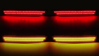 Set of 4 Smoked LED Side Marker Lights for Ford Mustang (2010–2014)