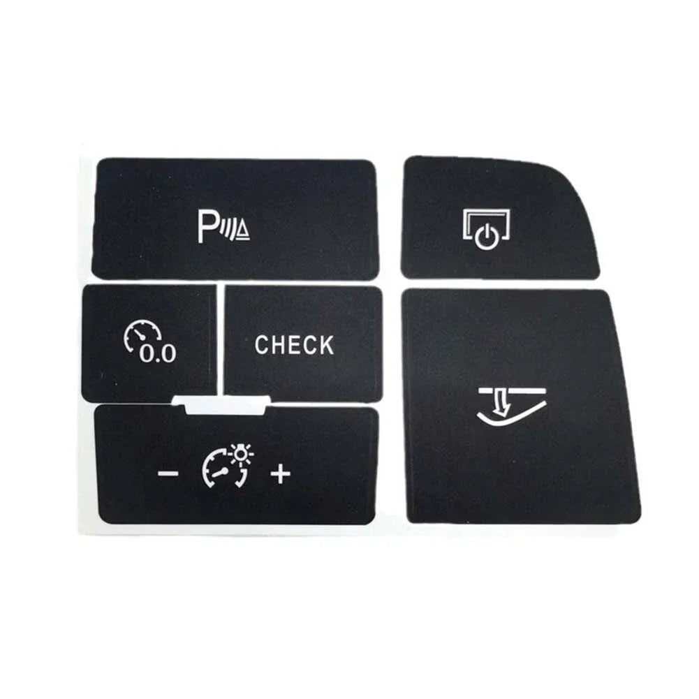 Improved Functionality Button Repair Sticker for Audi Q7 (2007–2015)