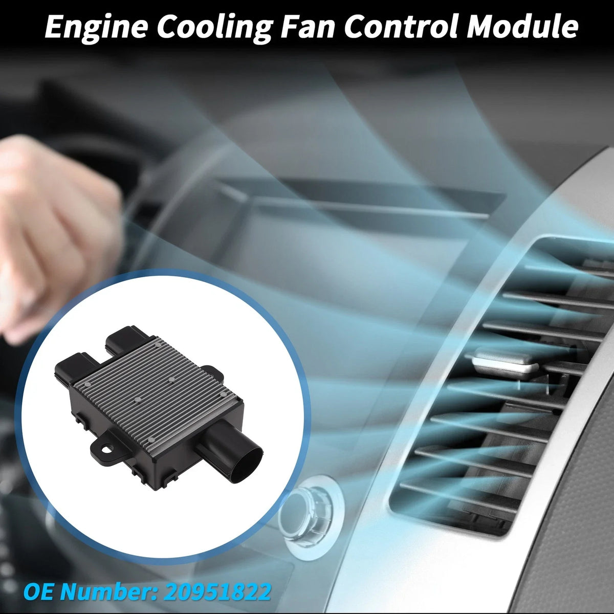 Engine Cooling Fan Control Module for Chevrolet Captiva (2008–2017)