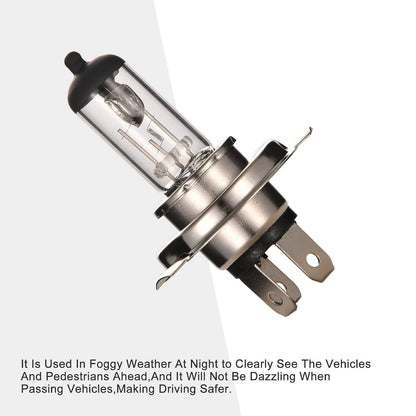 H4 Headlight Bulbs 12V 35W for 50cc 70cc 90cc (High Low Beam)