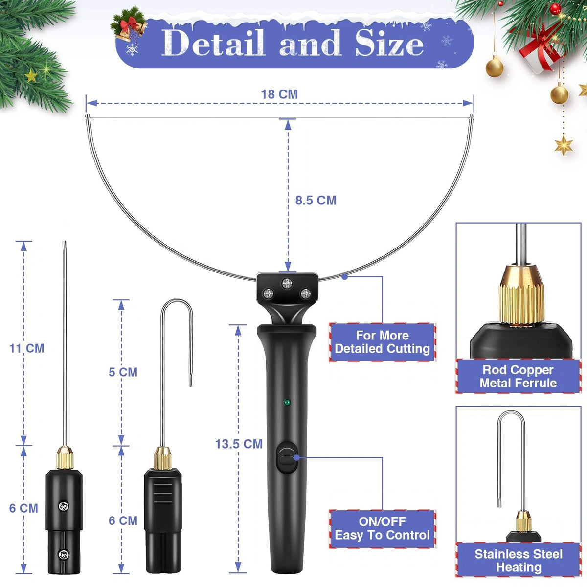 3 In 1 Foam Cutter for Electric Cutting Machine Pen Tools Kit