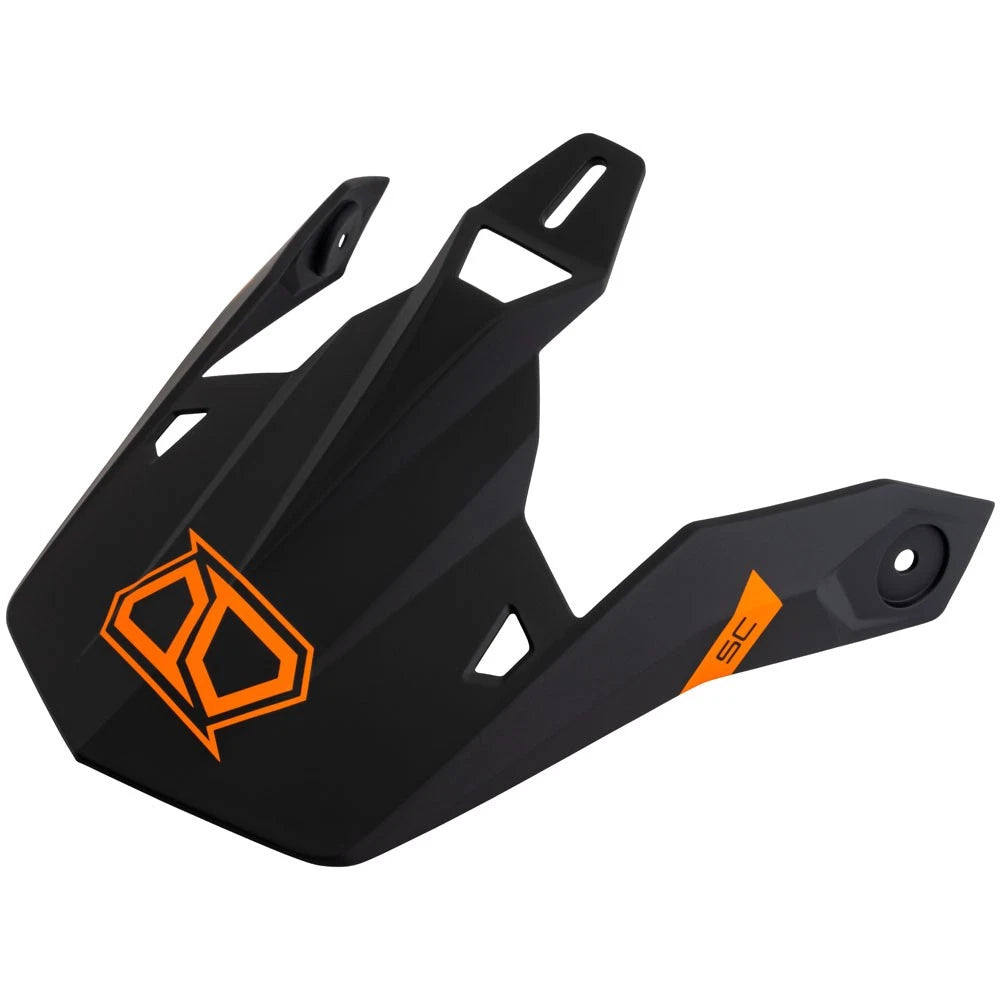 Replacement Visor for Msr Sc Range Helmet (214-385-0001) - Black/Orange